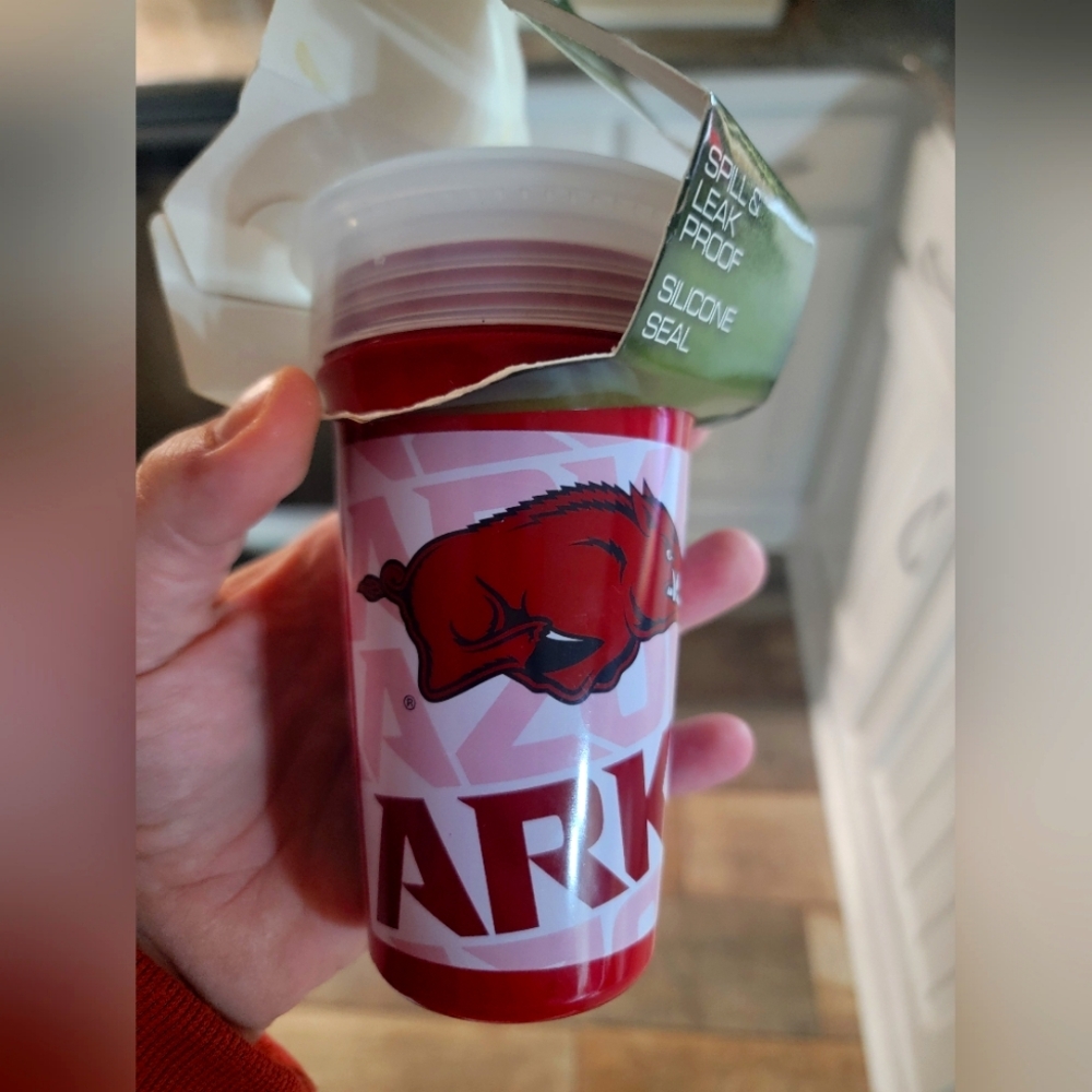 Arkansas Razorbacks 10 Oz 360° Sippy Cup
